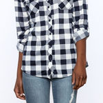Anthropologie ✨Eden & Olivia Button Plaid Shirt✨ Photo 0