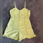 Urban Outfitters  Yellow Romper Size M Photo 5