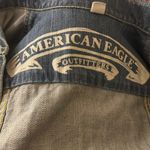 American Eagle Outfitters Distressed Denim Jacket - Size M Photo 7