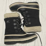 Sorel , Winter Carnival Women’s Waterproof Boot, Size:  8.5, Color: Black/Stone Photo 0