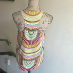 Mara Hoffman  Aztec Print Colorful Tank Top Size Small Photo 8