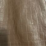 💖Vintage Toffs Chocolate Brown High Waisted Leather Skirt Size 10 Photo 4