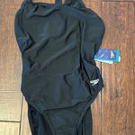 Speedo Pro LT Women Swim Suit Swimming Black Size 10 36 Summer Beach Pool flaw Photo 0