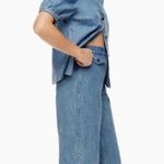Wilfred Aritzia High Rise Wide Leg Jean in Ocean Medium Blue Size 0 XS Photo 8