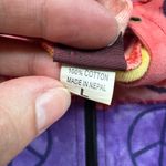 Vintage KPC peace sign tie dye zip hoodie, size large Purple Photo 7