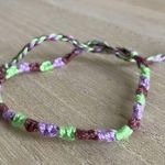 Handmade Cassidy Bracelet, anklet, trendy, comfortable, tie, embroidery thread, woven, gi Photo 0