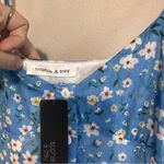 Sophie & Trey NWT  Floral Blue Dress Size Medium Photo 4