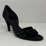 CELINE  Satin Open Toe Heels Size 10B Photo 0