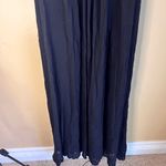 Lulus Womens This is Love Black Maxi VNeck Lace Lined Dress Size XL Witchy Goth Photo 5