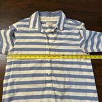 J.Crew  blue & white striped collared  shirt size 6 Photo 9