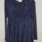 Altar'd State  Womens Dress Size Small Navy Blue Flowy Long Sleeves‎ Pullover Photo 0