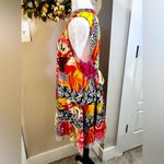 Free People Back Cinch Patchwork Baby Doll Dress Boho Floral 90’s Y2 Sz M Photo 7