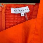 Endless Rose  Orange Puff Sleeve Belted Tiered Midi Dress Size S‎ Photo 2