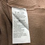 Isaac Mizrahi  Live! Womens Sweater Short Sleeve Ruffle Ribbed Knit Brown M Photo 3