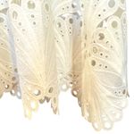 Holly Shae Eyelet Lace Neck Tie Maxi Dress Women's XS/M White Boho Resortwear Size undefined Photo 7