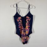 Boden Pink Paradise Paisley One Piece Swimsuit Size US 10 Photo 4