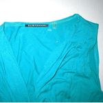 Elie Tahari Womens $200 New Designer  Top Aqua Blue Small S Teal Modal Elastane Photo 2