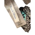 Beach Diva Womens Paisley Print Tankini Top Black Aqua Adjustable Straps Sz 22W Photo 4