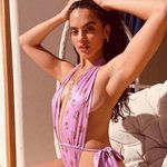 We are HAH Hot as Hell Rio Plunging Brazilian Cheeky Swimsuit Swim Suit L new Purple Size L Photo 5