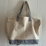 A Rare Snoopy Peanuts Goku Moni Hawaii Limited Large Tote Bag Suntan Tan Photo 3