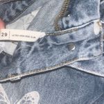 PacSun Ultra High Rise Slim Butterfly Jeans Photo 3