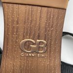 Gianni Bini GB Womens 10 Shoes Black Leather Sandals Heels Open Toe Ankle Strap Photo 9