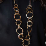 Paparazzi Natural Born Ringleader Gold Necklace (365) Photo 0