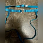 New! Beautiful Teal Heart Garter Belt with Leg Harness Blue Size L Photo 1