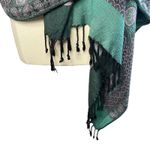 NO LABEL Peacock Feathers Print Pashmina Multiple Photo 1