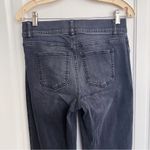 Spanx • Ankle Straight Leg Jeans in Vintage Black pull on washed faded slim cut Photo 13