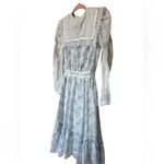 Gunne Sax RARE 1960s Boho Cottagecore Fairycore Peasant Dress Photo 4
