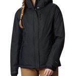 Columbia Last Tracks Insulated Hooded Jacket Women S Black Omni-Heat Outdoor Photo 0