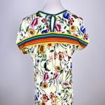 Johnny Was NWOT  Felix Trapeze Midi Dress Floral Size XXS Short-sleeved V-neck Photo 9