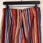 Forever 21 Multicolor Striped High Rise Palazzo Pants Photo 5