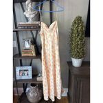 Holzweiler Eila Satin Floral Maxi Slip Dress Yellow Womens Size Medium Photo 7