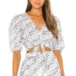 Cleobella Amina Crop Wrap Top in Killarney Floral Print Size XS Photo 0