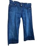 7 For All Mankind Cropped Dojo Jean Size 29 Photo 2