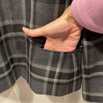 Kasper Cute vintage 90’s wool blend windowpane plaid zip front blazer/jacket pockets Photo 8