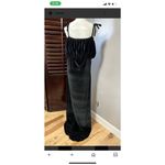 Zelie For She Womens Blouson Dress Black Velour Stretch Sleeveless 2XL (b5) Size 2X Photo 2