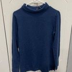 NWT Magnolia Grace Blue Knit Turtle Neck Sweater Photo 0