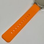 Vice versa women’s Quartz analog watch 3D Flower dial silver tone 42mm running Orange Photo 5