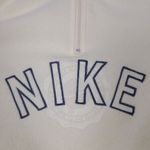 Vintage Sweatshirt Womens Small Yellow Nike Spellout Fleece Sweatshirt Photo 1