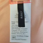 J.Crew NWT Curved Waist Cheeky Bikini Bottom Cotton Terry Salmon Beach Size XL Photo 3