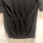 89th and Madison Cropped Cut Black Open Front 3/4 Sleeve Cardigan | Size: S Photo 6