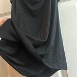 Chaser Cowl Neck Black Shimmer Tank Top Photo 7