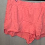 PINK - Victoria's Secret PINK XXL coral pink shorts women victorias secret pink distressed hem Photo 5