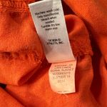 Athleta  SZ 2 Lima Linen Skirt Fold-Over Stretch Waist Pockets Slit Coral Sunset Photo 7