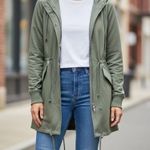 Wynne Lounge Women's Hooded Utility Parka Jacket Green 2XL Casual Size 2X Photo 0