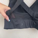 Athleta Black Be Bold V Neck Criss Cross Wrap Back Athletic Workout Sports Bra Photo 8