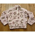 Love Tree  NWT Aztec Sherpa faux fur quarter zip small Photo 2